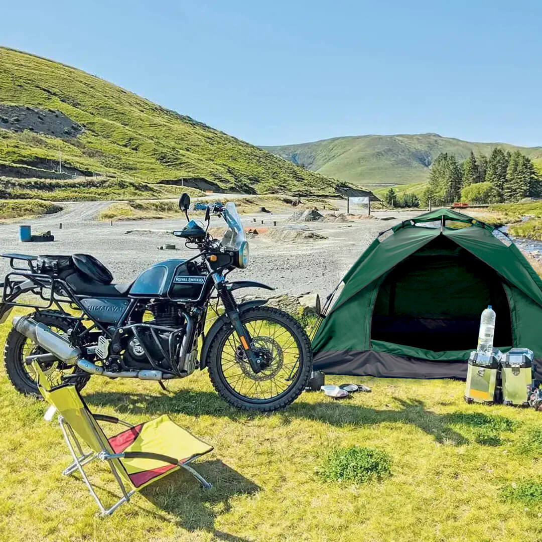 Camp Smart, Camp Fast: Transform Your Motocamping Experience with the Lightning-Quick Setup of the Reactive Outdoor 3-Second Tent