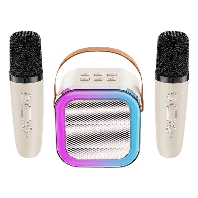 🔥Hot Sale 45% OFF🔥Mini Karaoke Machine for Kids with Wireless Bluetooth Microphones