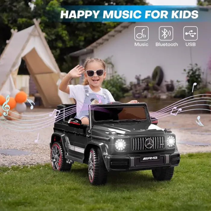 TEOAYEAH 12V 7Ah Licensed Kids Ride on Car for Kids Ages 3-6, AMG G63